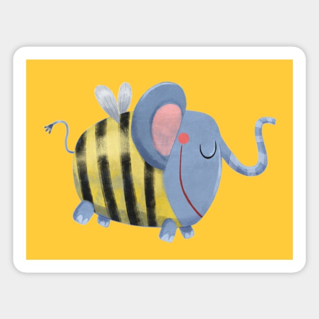 flying elephant Magnet by Sunshine Corner